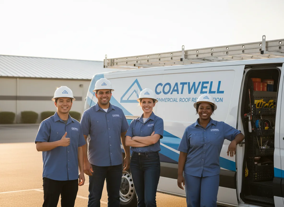 Commercial roof coating company in North Henderson, IL